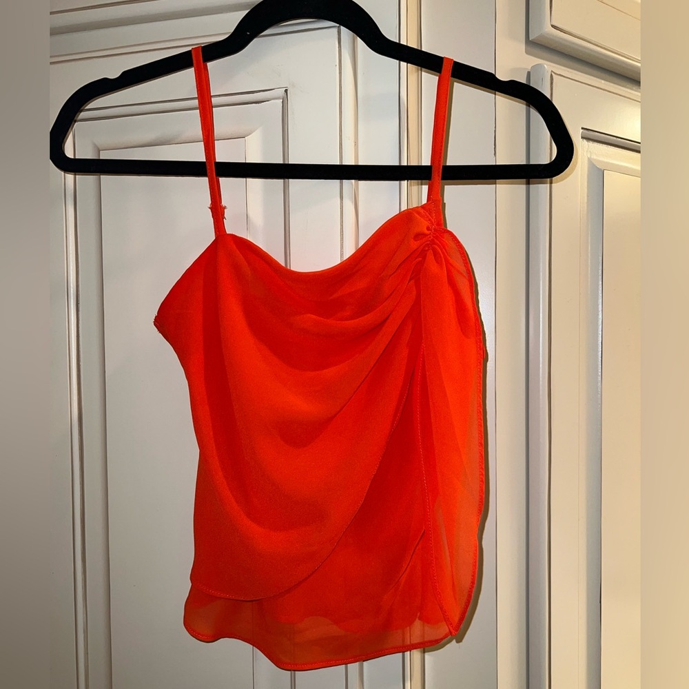 Superdown Vibrant Orange Camisole Top